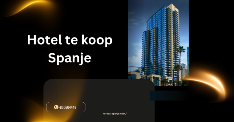 Hotel te koop Spanje