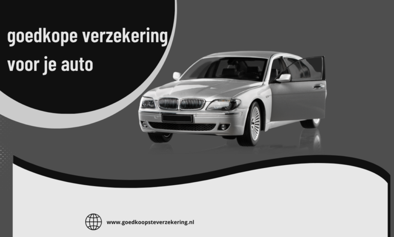 goedkope verzekering voor je auto