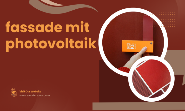 fassade mit photovoltaik